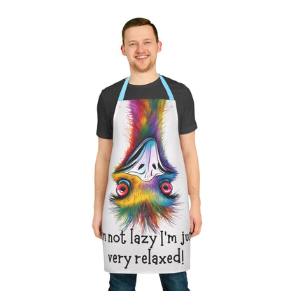 I’m not lazy……Adult Apron (AOP)