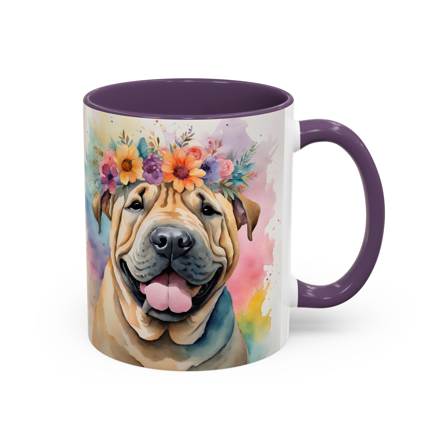 Shar Pei 02 Accent Coffee Mug - Dog Lover Gift