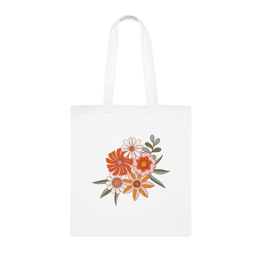 Flower power 14 Cotton Tote