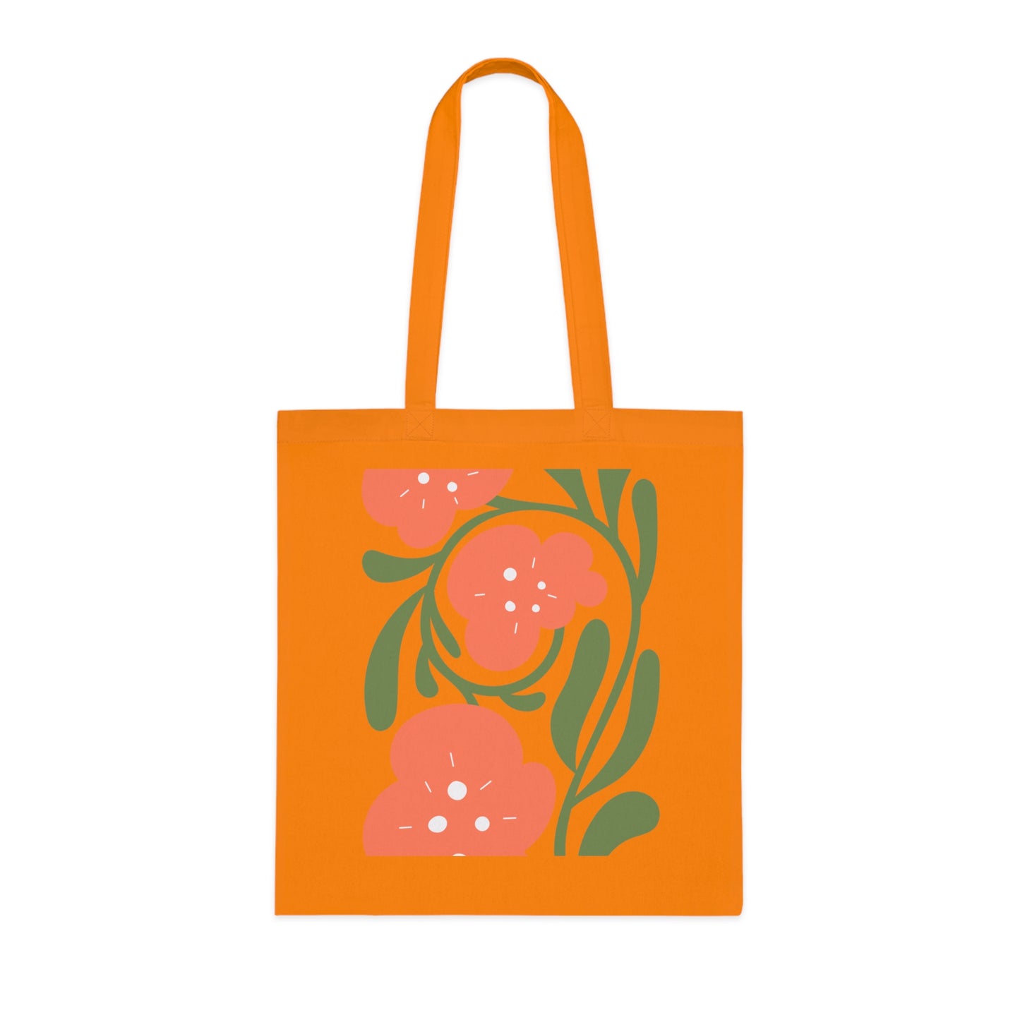 Abstract flowers 06 Cotton Tote
