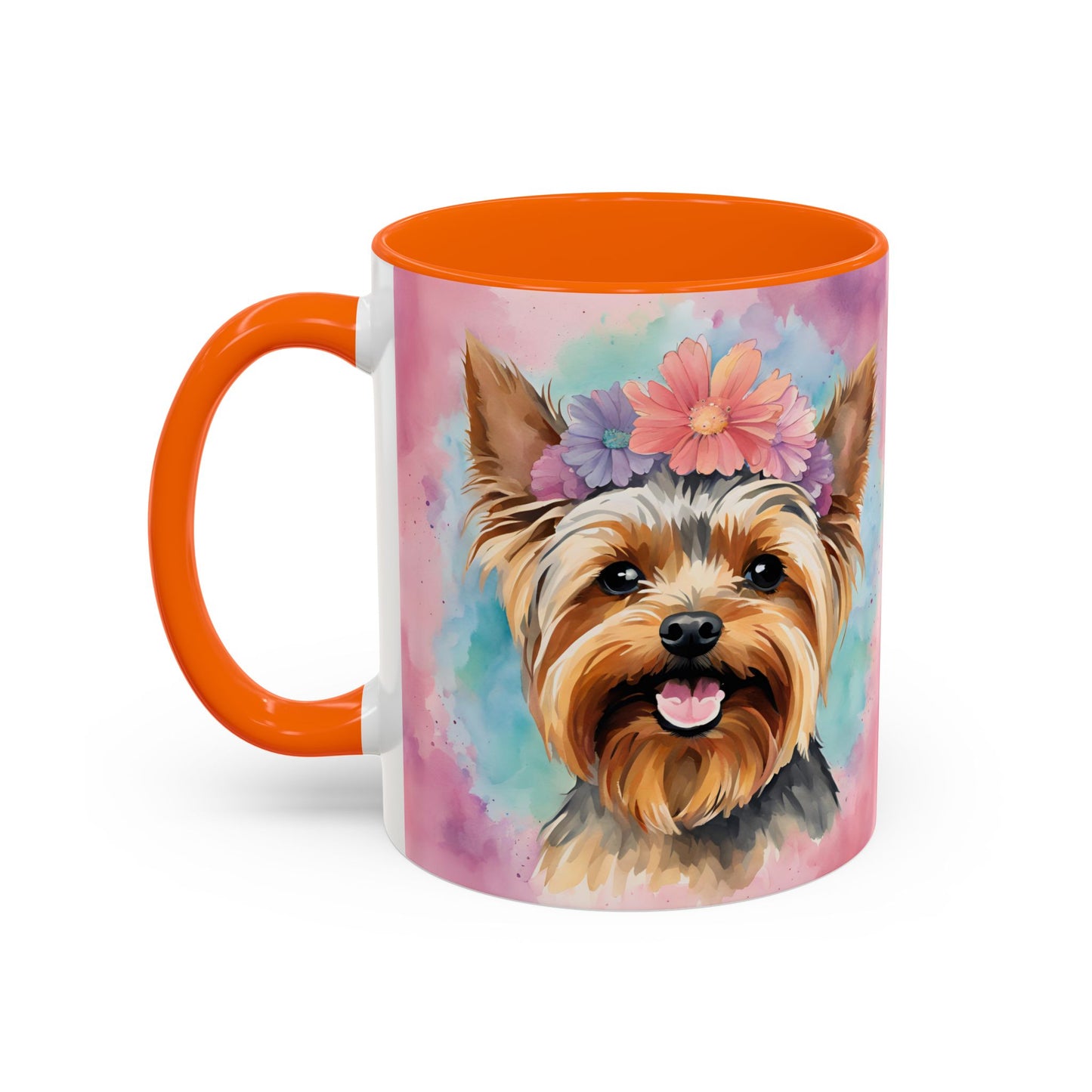 Yorkshire Terrier 02 Accent Coffee Mug - Dog Lover Gift