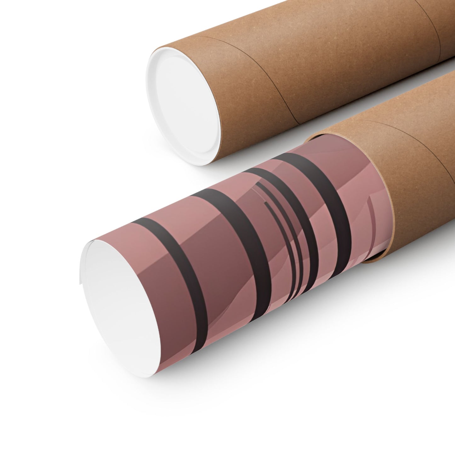 Lonely Forest Pink 2 Matte Square Posters