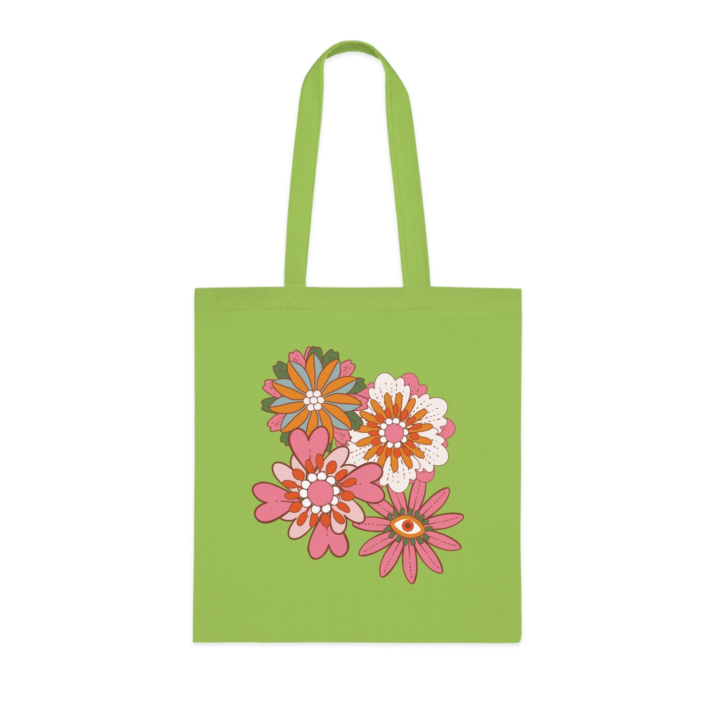 Flower power 10 Cotton Tote
