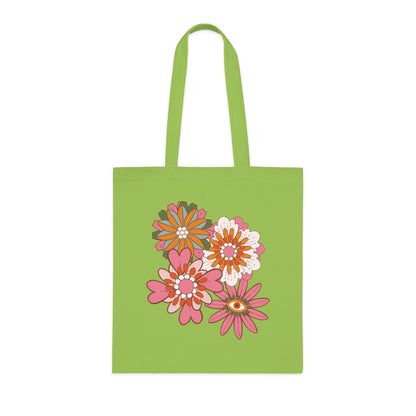 Flower power 10 Cotton Tote