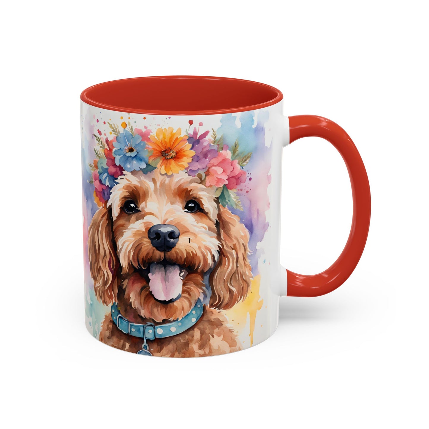 Cockapoo 02 Accent Coffee Mug - Dog Lover Gift