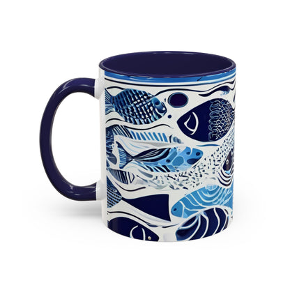 Fish 13 Accent Coffee Mug (11oz)