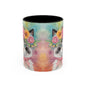 Floral Rag Doll Cat 04 Accent Coffee Mug - 11oz Perfect for Cat Lovers & Gifts