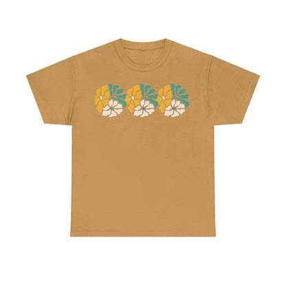More Abstract Flowers 17 Unisex Heavy Cotton Tee