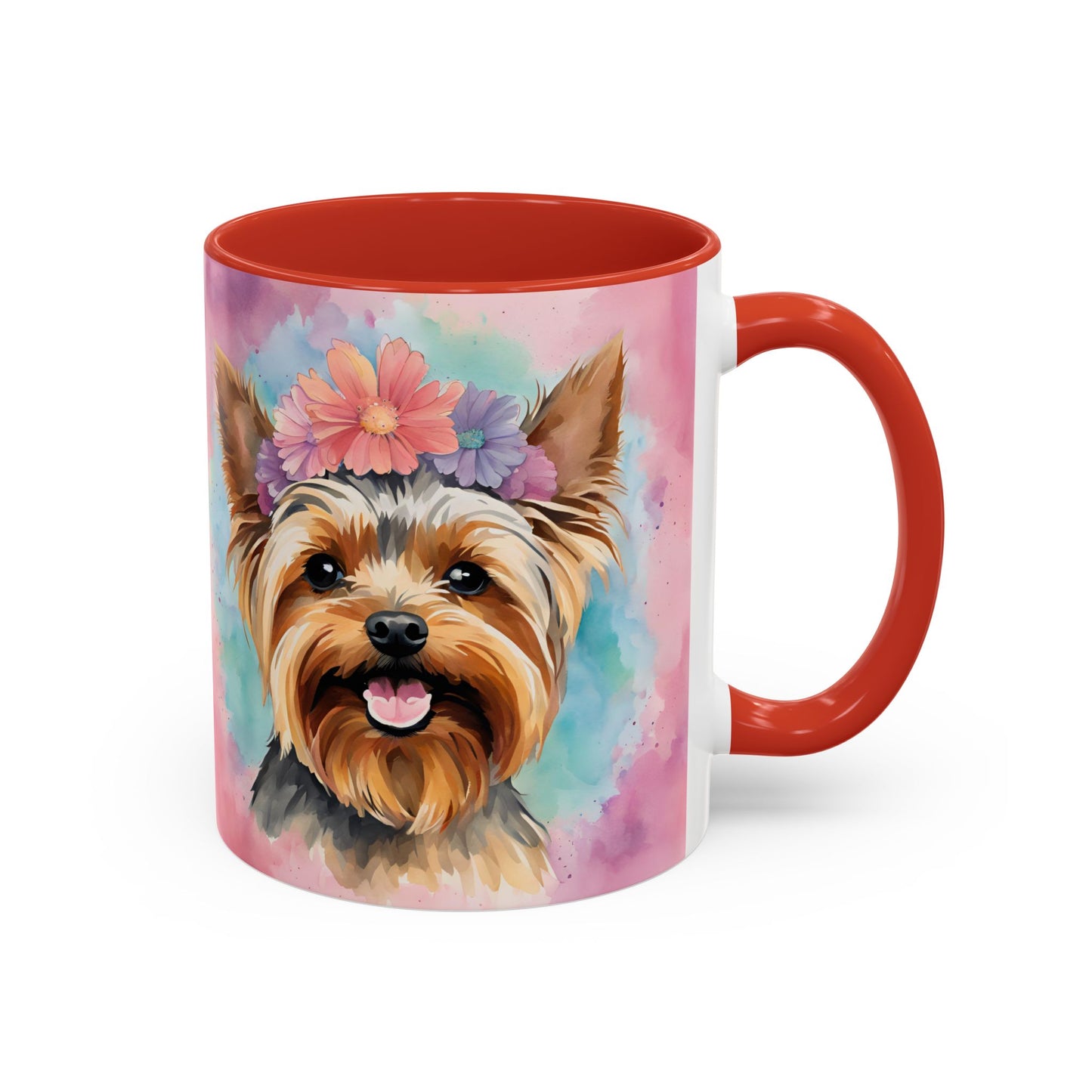 Yorkshire Terrier 02 Accent Coffee Mug - Dog Lover Gift