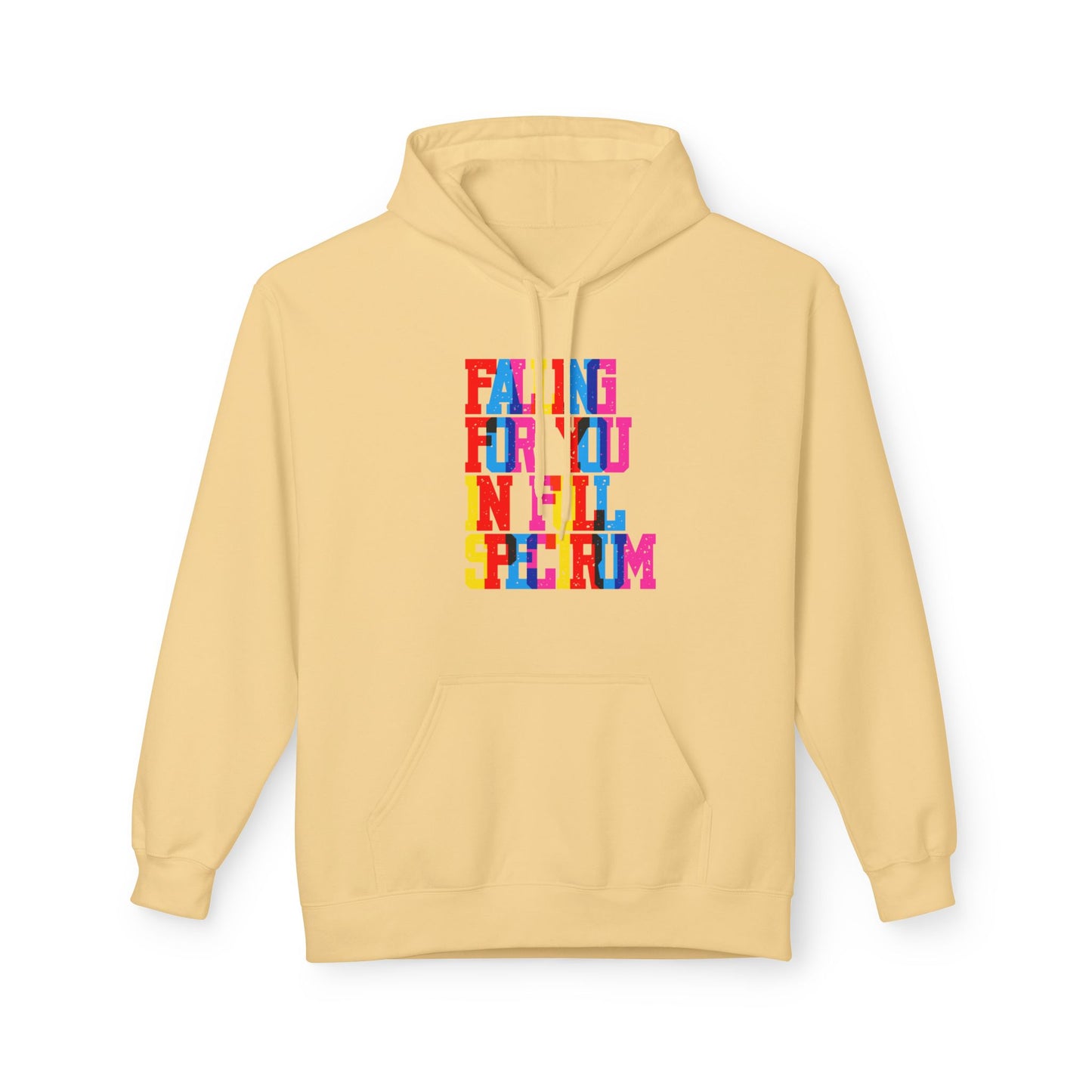 Falling For You In Full Spectrum Unisex Valentines Hoodie
