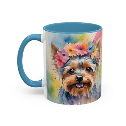 Yorkshire Terrier 03 Accent Coffee Mug - Dog Lover Gift