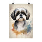 Dogs Shih Tzu 01 Matte Vertical Poster