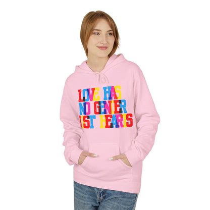 Love Has No Gender Just Hearts Unisex Valentines Hoodie