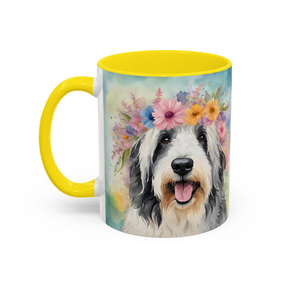 Bearded Collie 02 Accent Coffee Mug - Dog Lover Gift