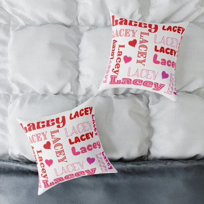 (Personizable) Name Of Your Loved One 01 Poly Pillow