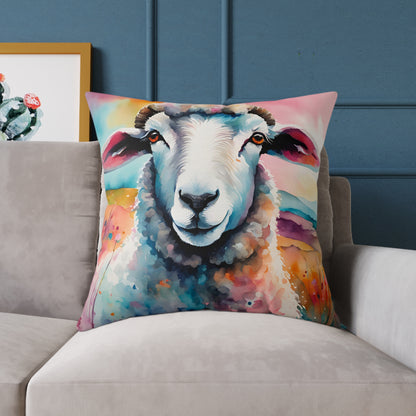 Sheep 01 Poly Pillow - Natures Beauty Design