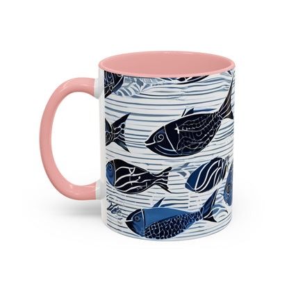 Fish 10 Accent Coffee Mug (11oz)