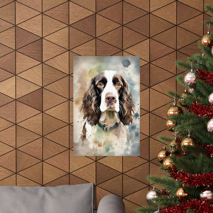 Dogs Springer Spaniel 03 Matte Vertical Poster