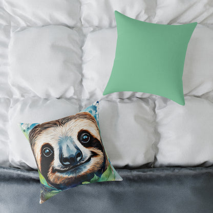 Sloth 01 Poly Pillow - Natures Beauty Design