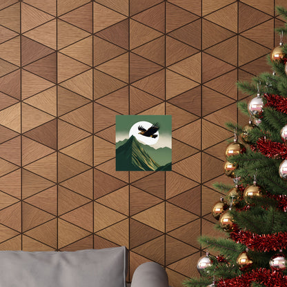 Lone Collection Eagle 19 Matte Square Posters