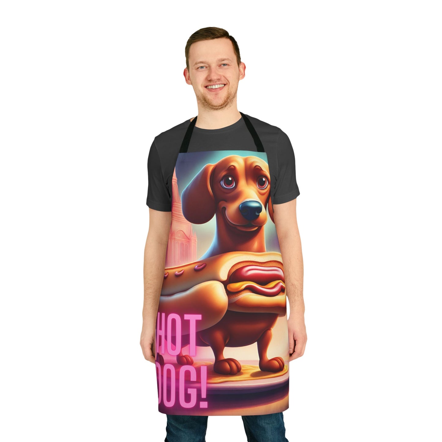 Hot Dog 2 Apron, 5 Color Straps (AOP)