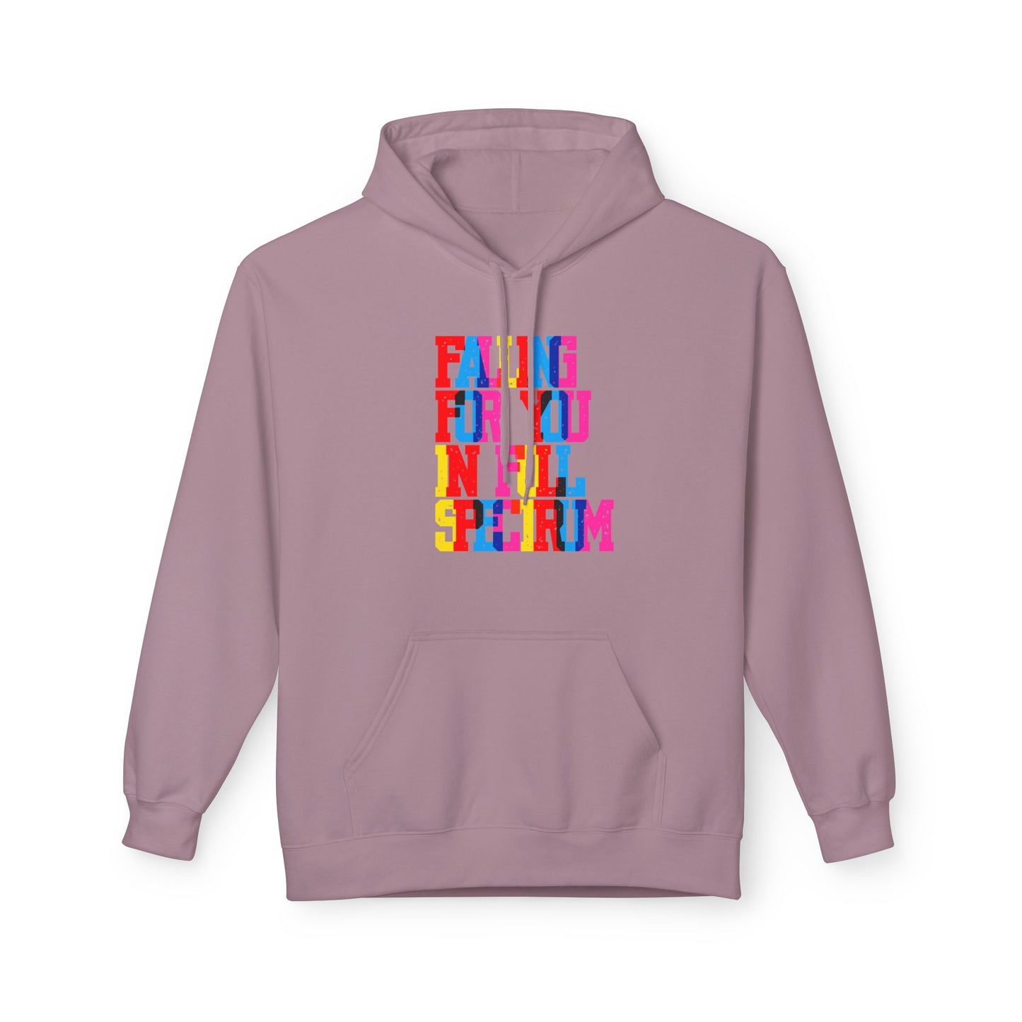 Falling For You In Full Spectrum Unisex Valentines Hoodie