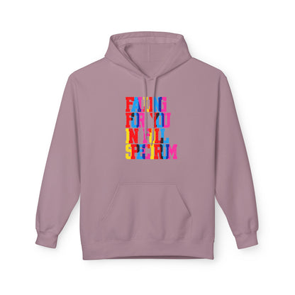 Falling For You In Full Spectrum Unisex Valentines Hoodie