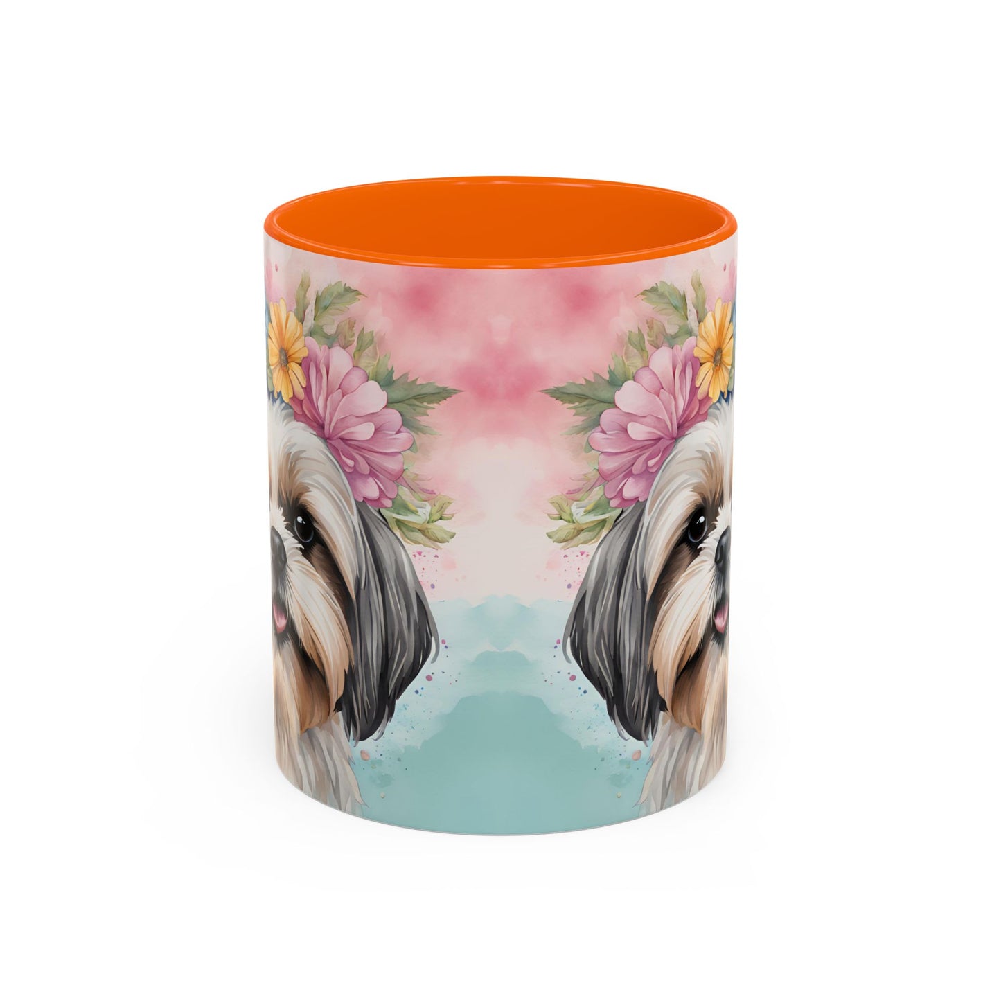 Shih Tzu 02 Accent Coffee Mug - Dog Lover Gift