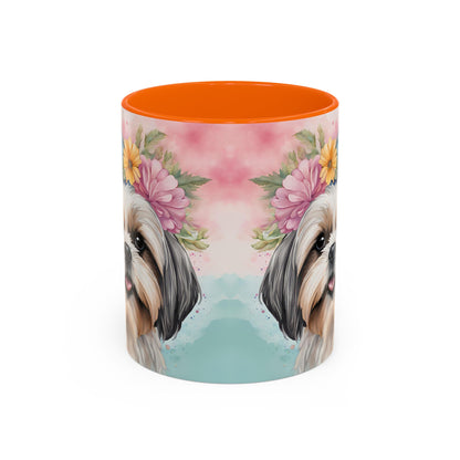 Shih Tzu 02 Accent Coffee Mug - Dog Lover Gift