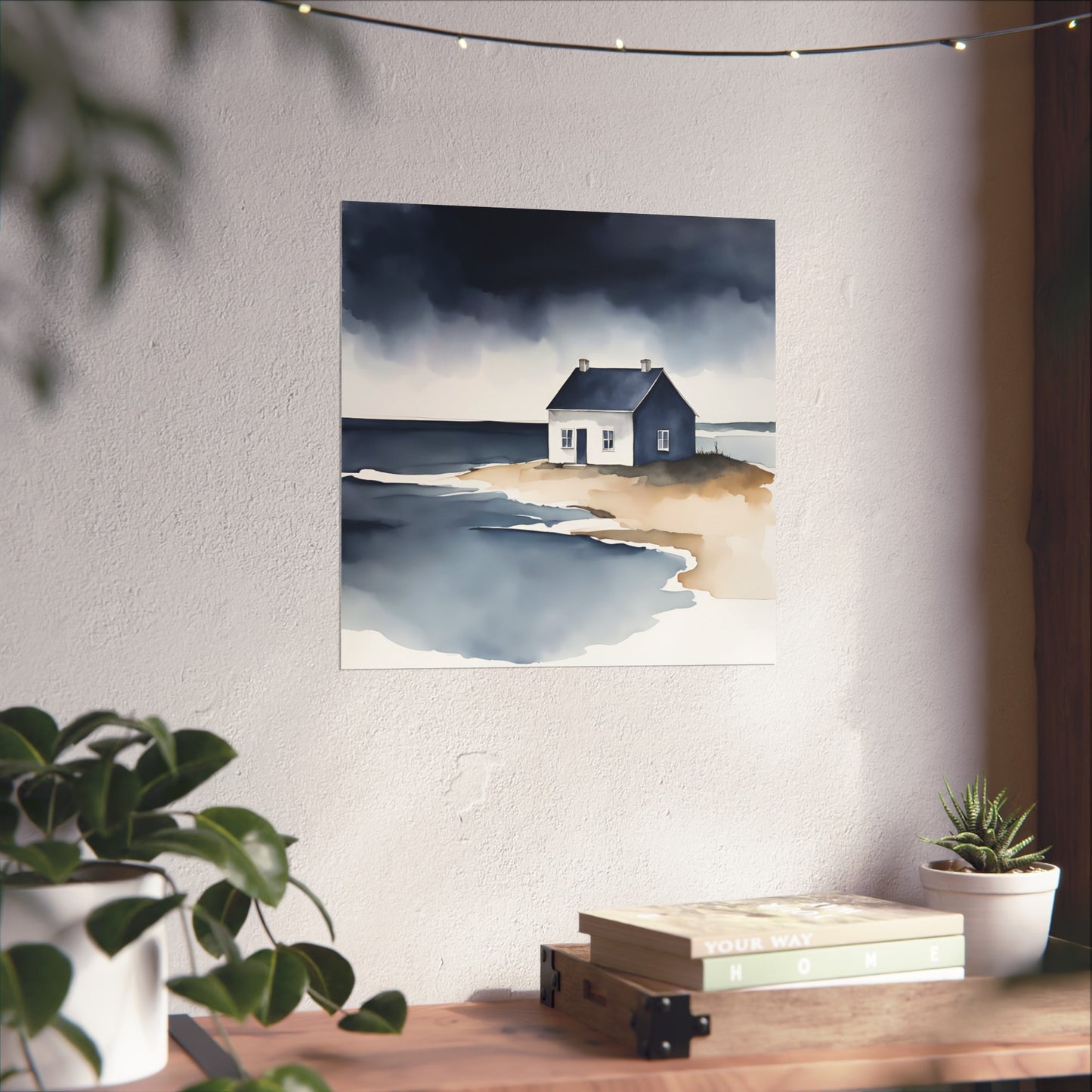 Blue Collection 8 Matte Print