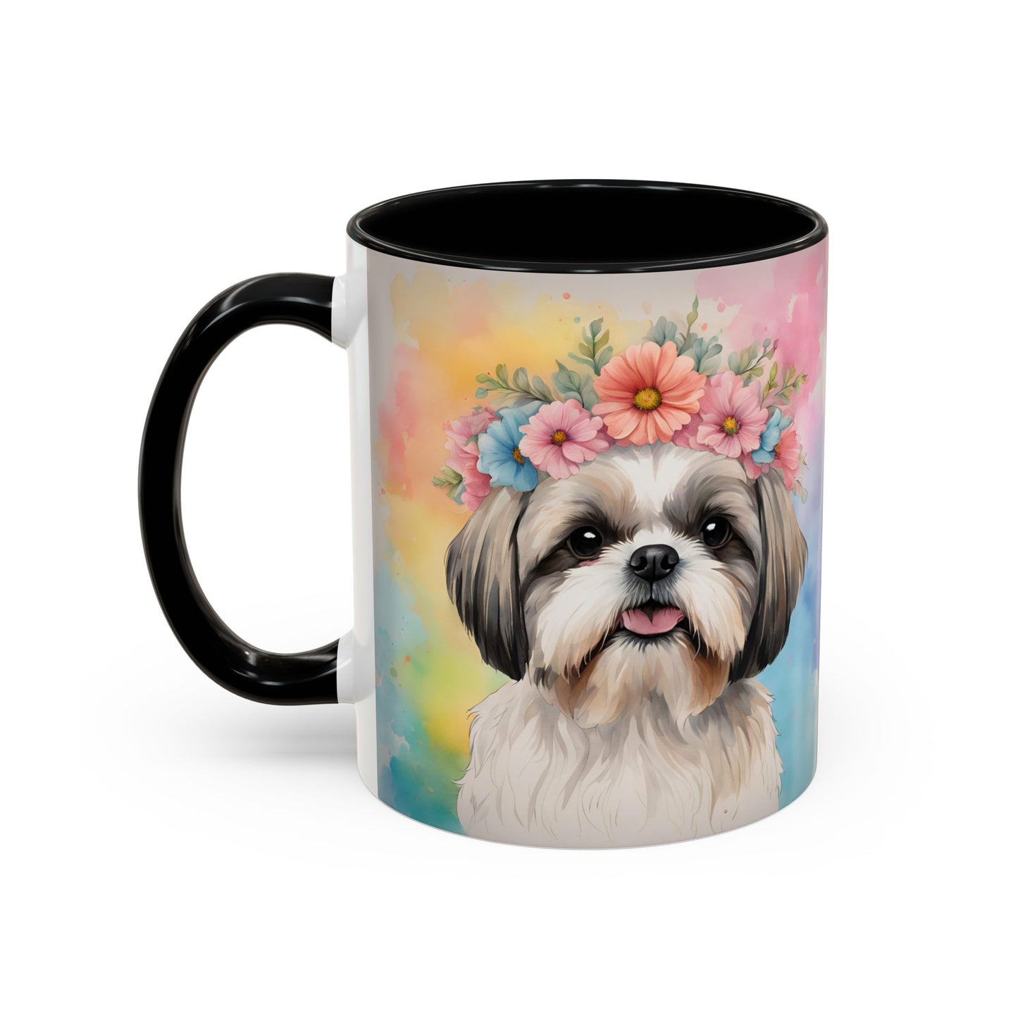 Shih Tzu 03 Accent Coffee Mug - Dog Lover Gift