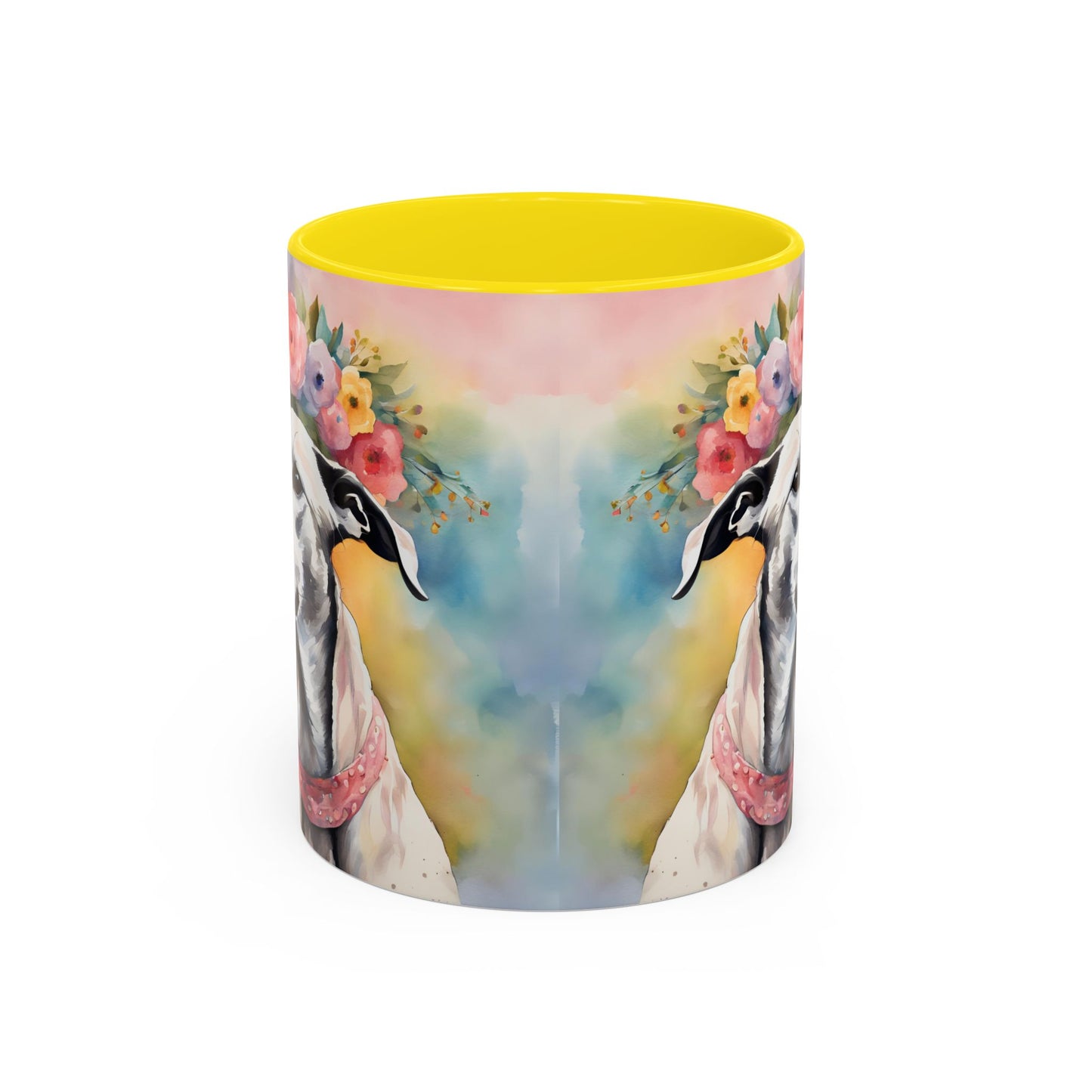 Greyhound 02 Accent Coffee Mug - Dog Lover Gift