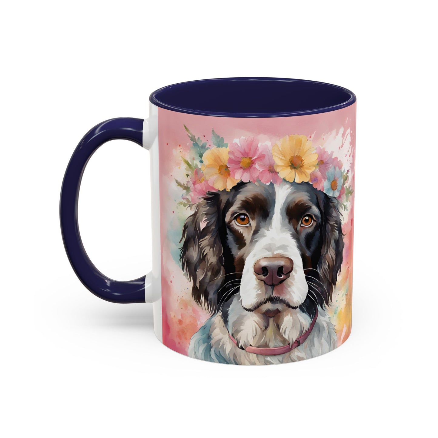 Springer Spaniel 01 Accent Coffee Mug - Dog Lover Gift