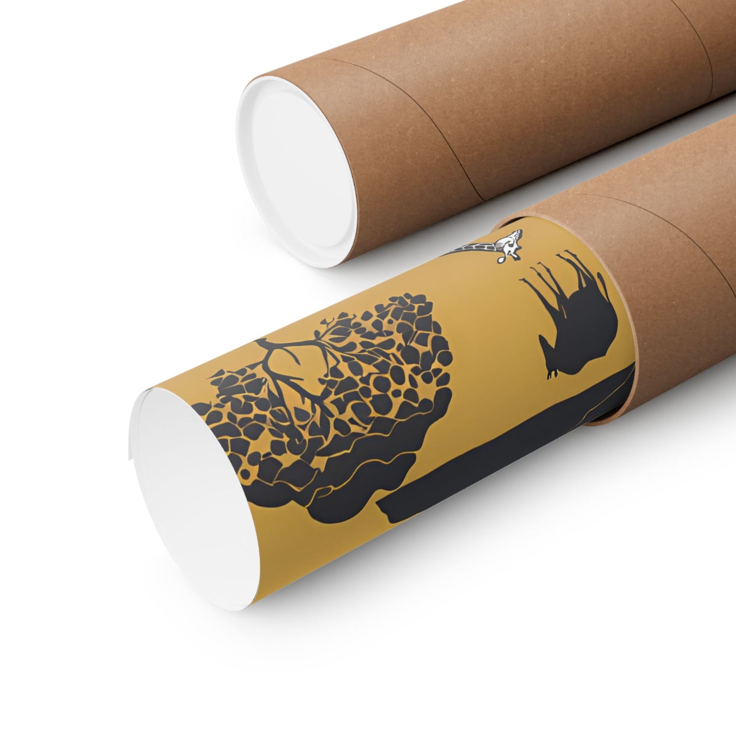 Lone Collection Giraffe 11 Matte Square Posters