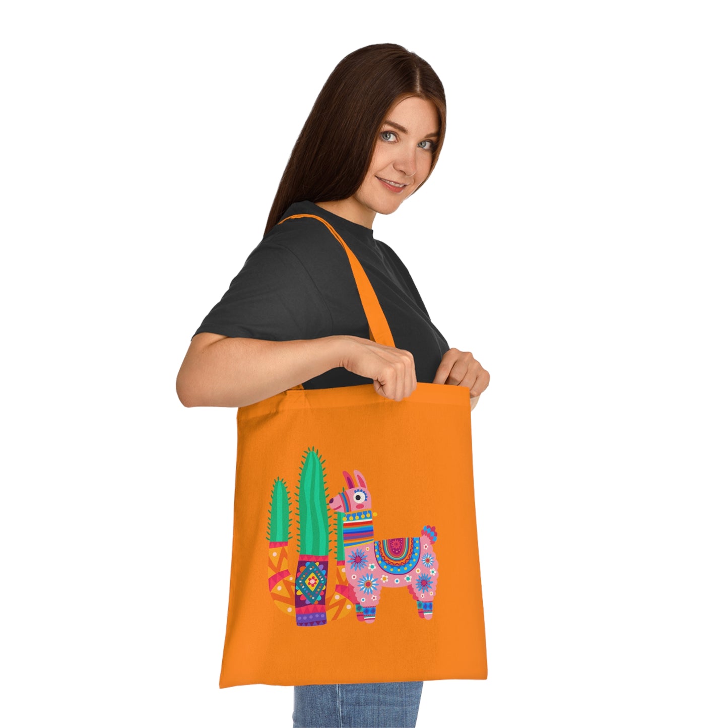 Llama 01 Cotton Tote