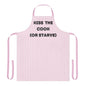 Kiss The Cook (Or Starve) Apron, Cooking Pun