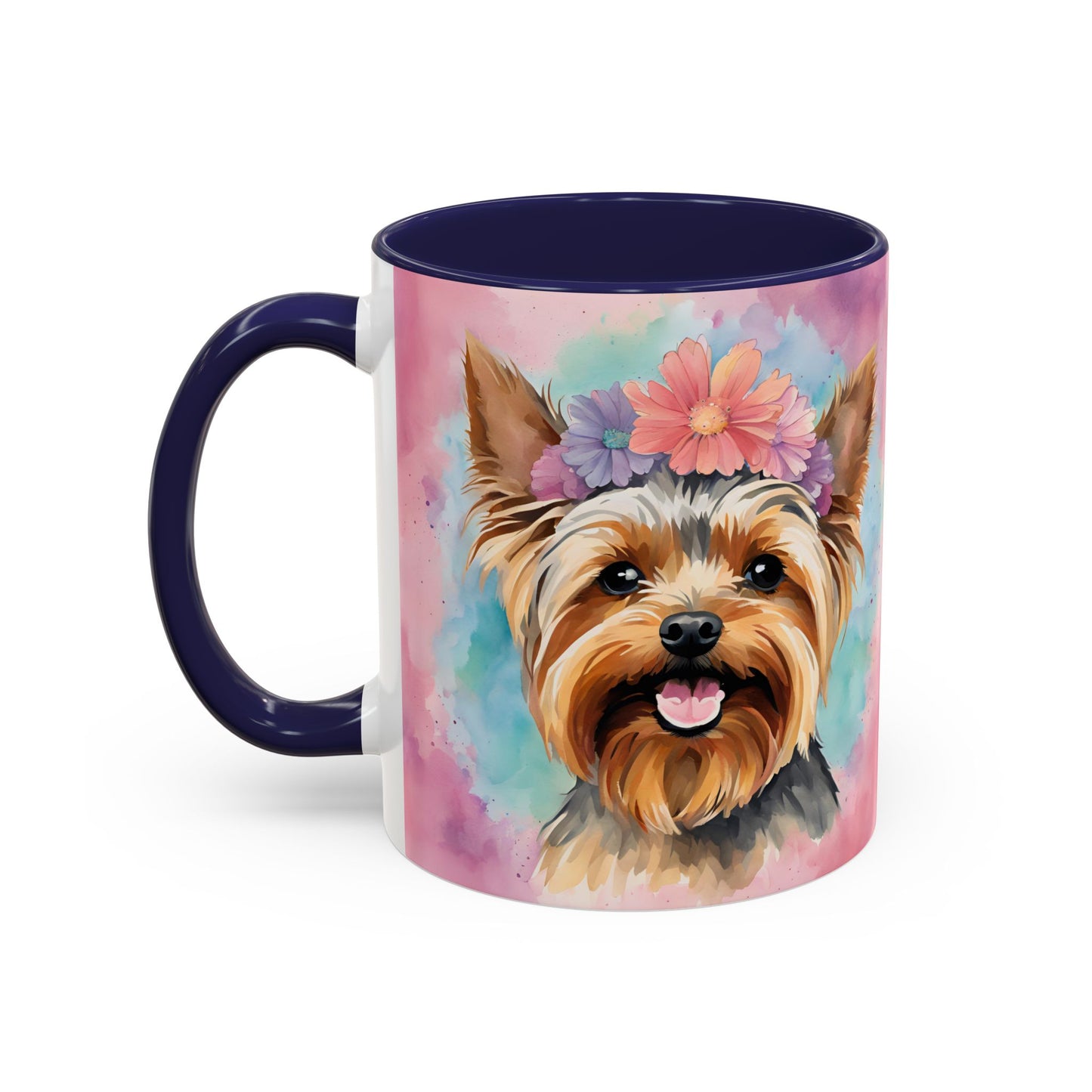 Yorkshire Terrier 02 Accent Coffee Mug - Dog Lover Gift