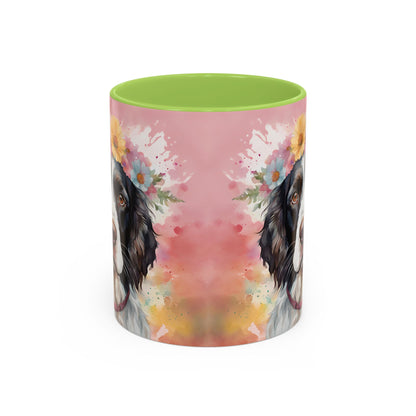 Springer Spaniel 01 Accent Coffee Mug - Dog Lover Gift