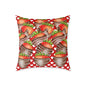 Valentine Chocolate Covered Strawberries 2 Poly Pillow