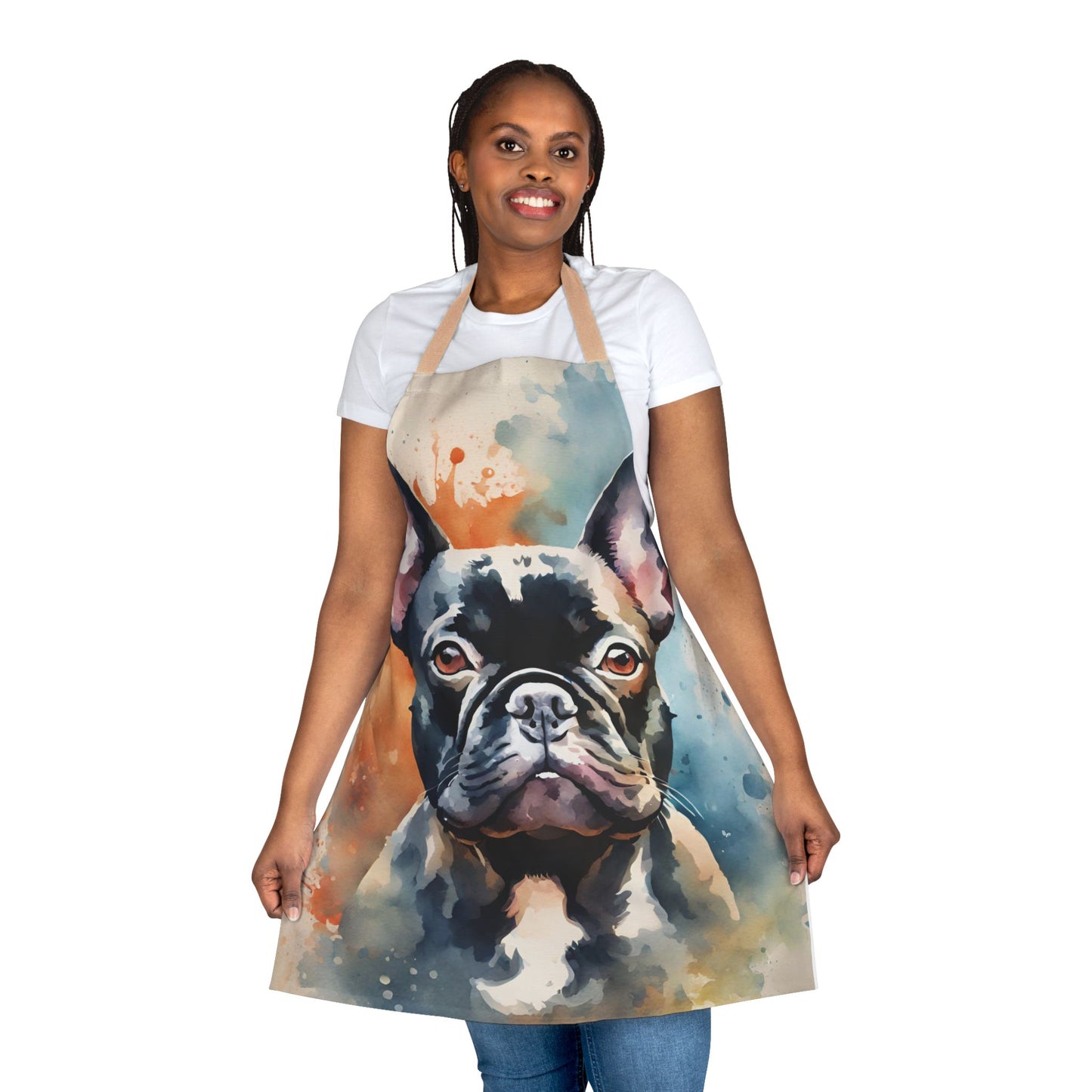 Little Frenchie Adult Apron (AOP)