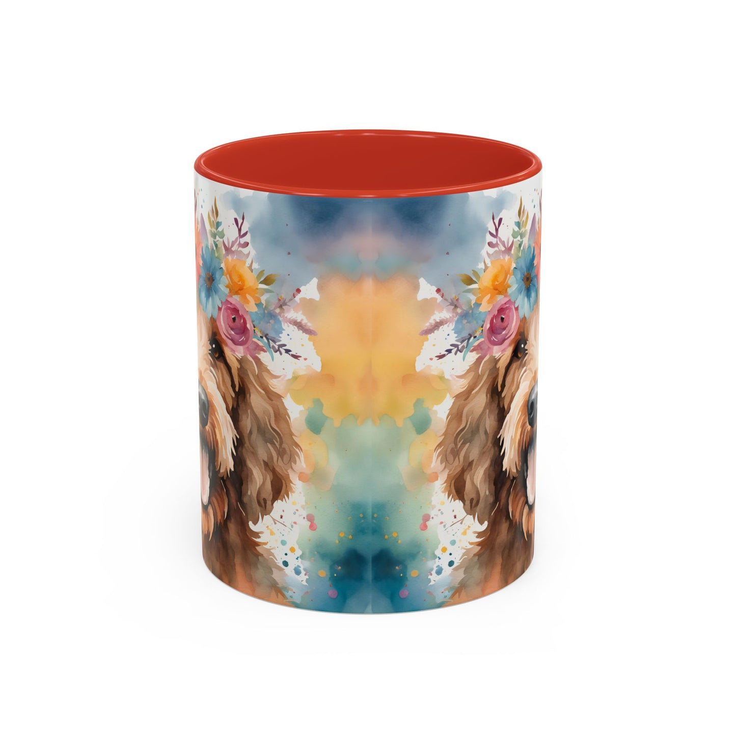 Labradoodle 03 Accent Coffee Mug - Dog Lover Gift