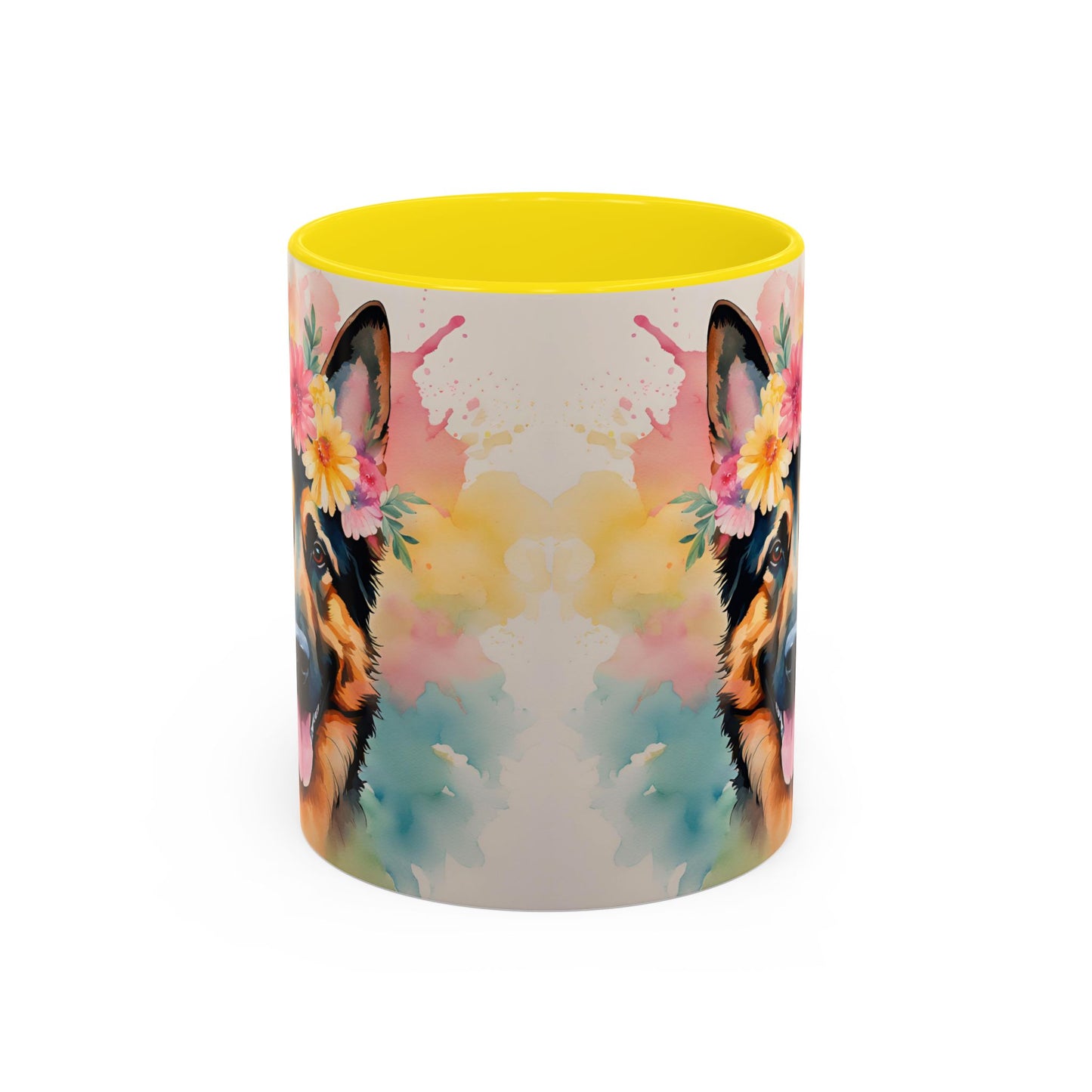 German Shepherd 02 Accent Coffee Mug - Dog Lover Gift