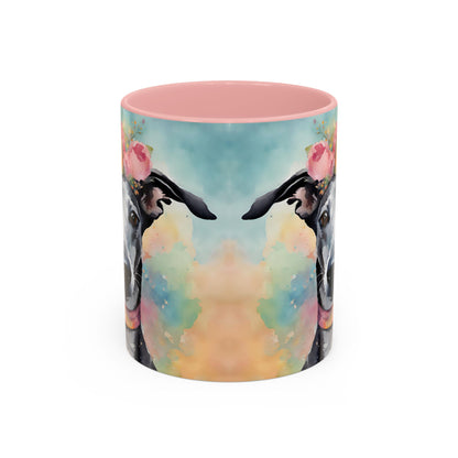 Greyhound 03 Accent Coffee Mug - Dog Lover Gift