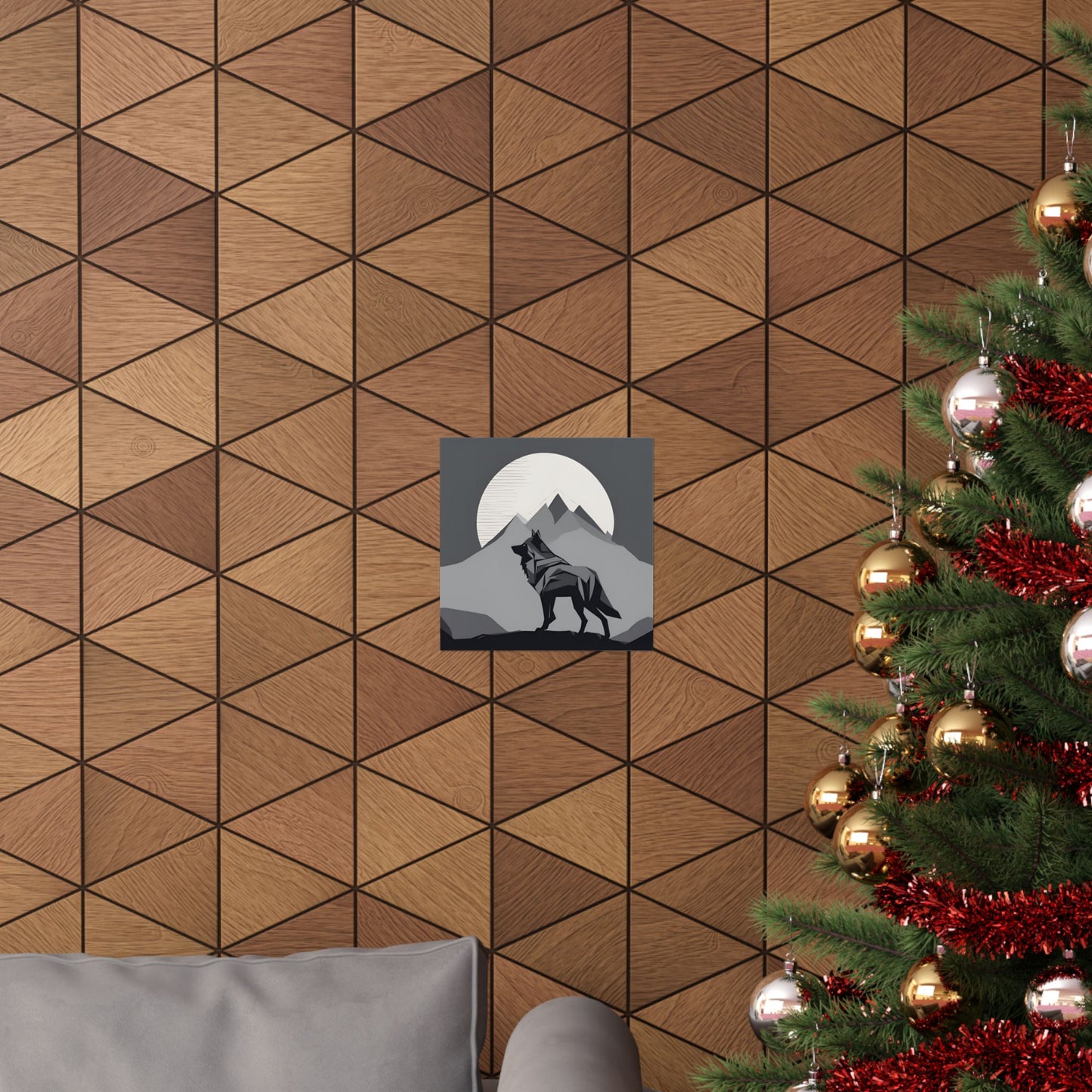Lone Collection Wolf 12 Matte Square Posters