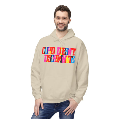 Cupid Doesn’t Discriminate Unisex Valentines Hoodie