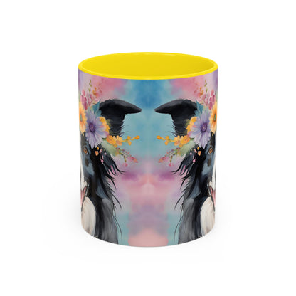 Border Collie 03 Accent Coffee Mug - Dog Lover Gift