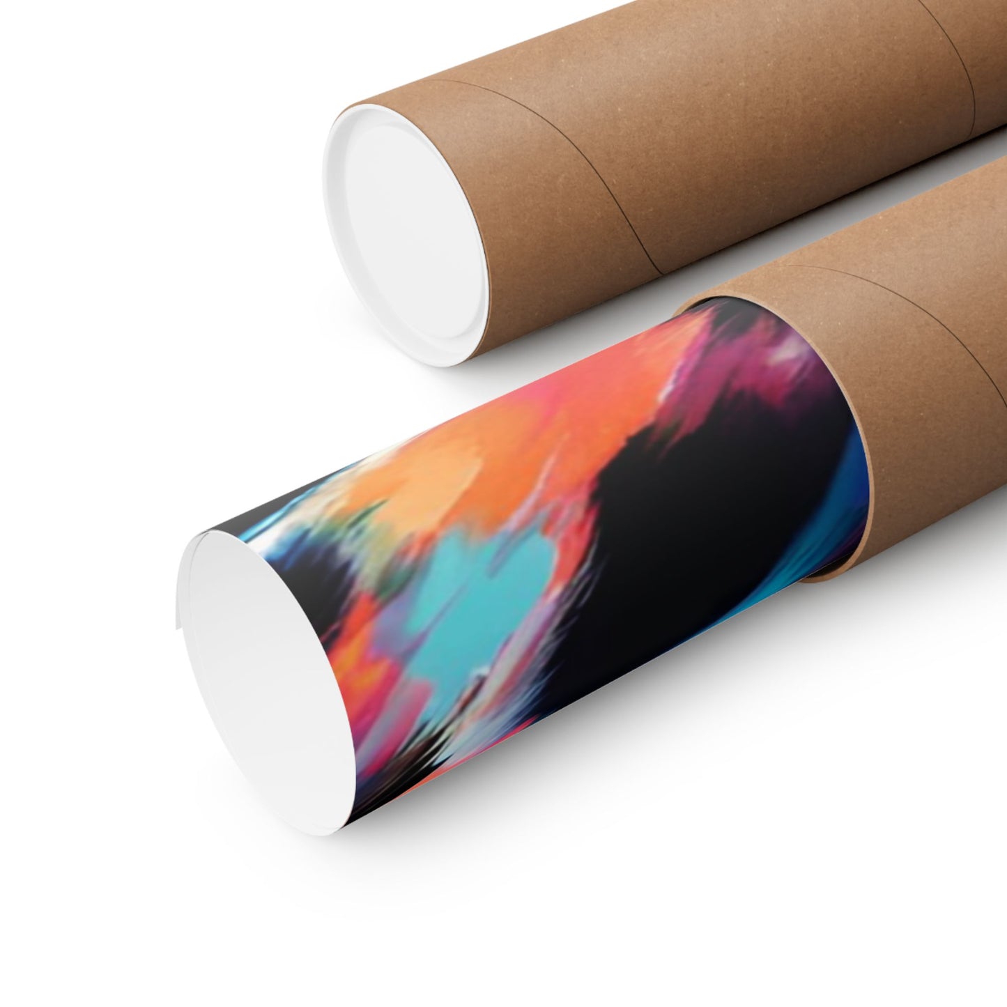 Multicolored Cheetah 2 Matte Vertical Poster