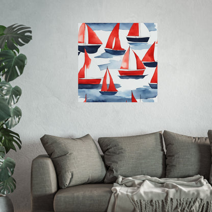 Blue Collection 19 Matte Print