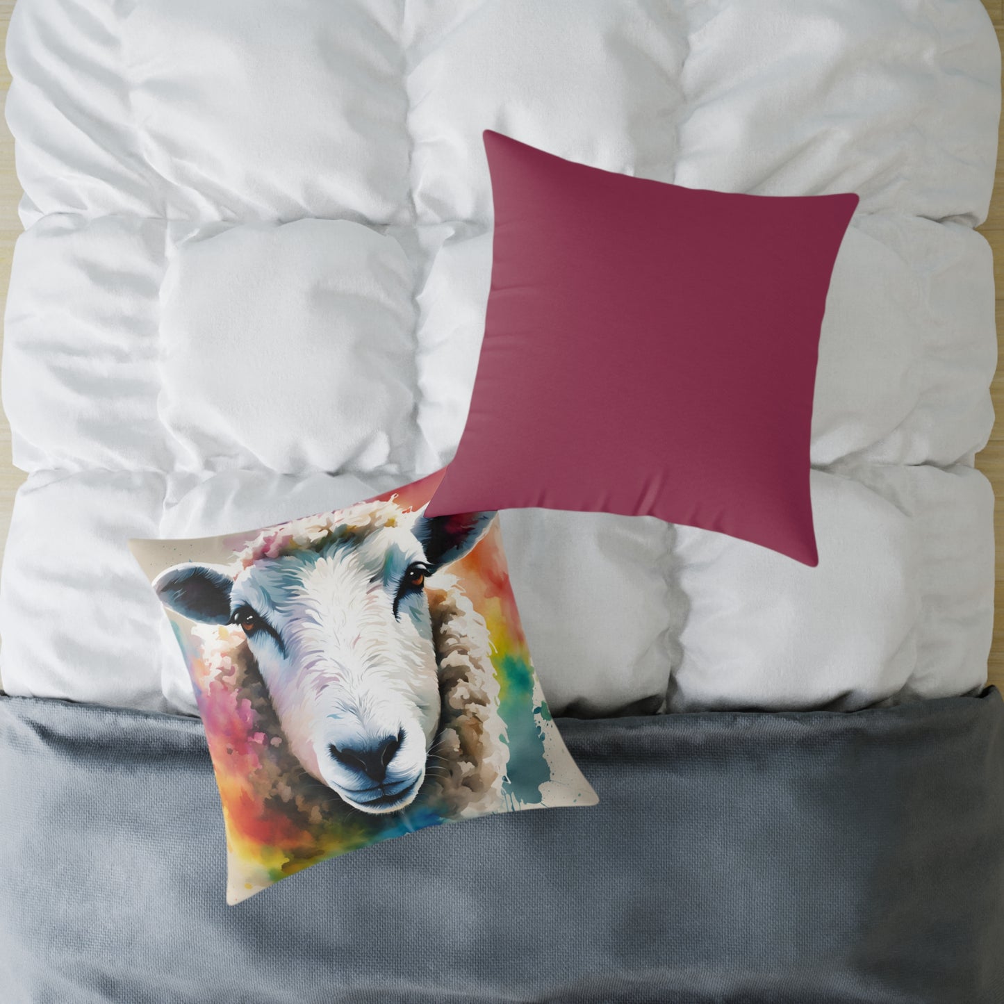 Sheep 02 Poly Pillow - Natures Beauty Design