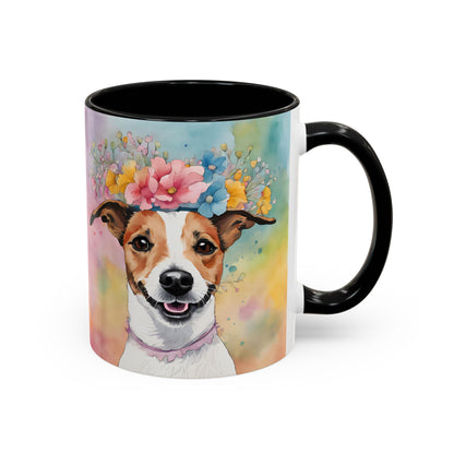 Jack Russell 03 Accent Coffee Mug - Dog Lover Gift